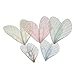 OULII 10pcs Beautiful Butterfly Wings Charms for DIY Jewelry Crafts Making Earring Necklace Hair Clip Decoration (Random Color)