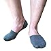 Men's No Show Socks 5 Pack Casual Ankle Low Cut Loafers Invisible Non Slip Boat Liner Socks (Multi-1)