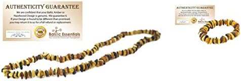 18 Inch Necklace AND Bracelet Arthritis 8 Inch Carpal Tunnel Swelling Baltic Amber anti-inflammatory Adult Raw Unpolished Multi Cherry Man Woman Certified Authentic (Necklace and Bracelet Set)