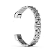 ImmSss Band Compatible for Fitbit Alta HR and Fitbit Alta for Women Men, Stainless Steel Jewelry Bracelet Band Compatible for Fitbit Alta HR and Fitbit Alta Smartwatch Fitness Tracker