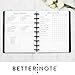 BetterNote Cleaning Plan Refill for Discbound Notebook, Daily and Weekly Lists, 6 Month Supply, Fits Happy Planner, Levenger Circa, Staples Arc, TUL (9-Disc, 7