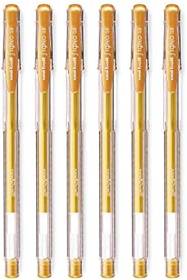 Uni Ball Signo Um 100 Gel Pen Gold Ink Pack Desertcart INDIA