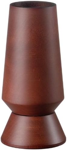 Fletchers' Mill Columbia Salt Mill, Mahogany Stain - 6 Inch, Adjustable Coarseness Fine to Coarse, MADE IN U.S.A.