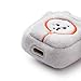 BT21 RJ Character Plush Keychain Case Cover, Compatible with Airpod, Grey