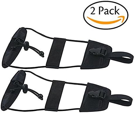 Bag Bungee, Adjustable Belt Add A Bag Strap Carry On Travel Luggage Suitcase (2-Pack)