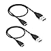Fitbit Charge HR Charger, EveShine[Extra Long] [Assorted Lengths] Replacement USB Charger Charging Cable Cord for Fitbit Charge HR Band Wireless Activity Bracelet