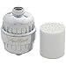 Aqua Elegante Luxury Shower Filter - 6 Month Cartridge And Filters, Best To Remove Chlorine - Head Softener For Hard Water Showerhead - Chrome