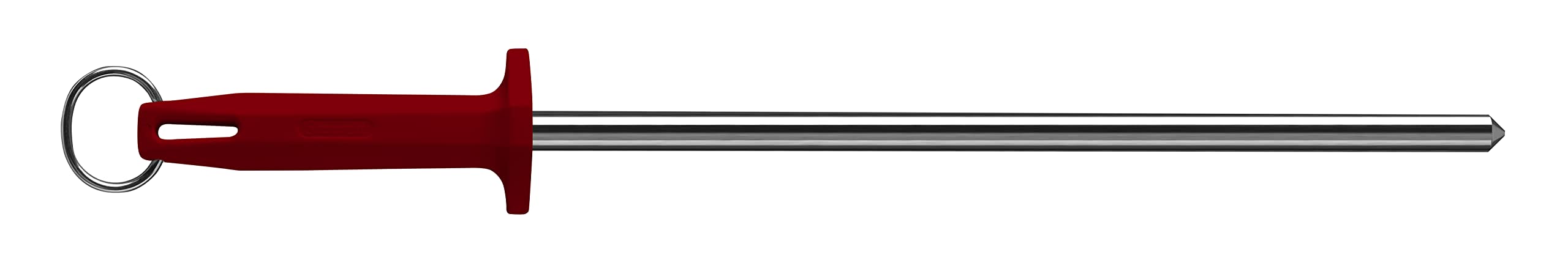 Starrett Sharpening Steel Fine finish 12" (300mm) Red Handle - BKR408-12