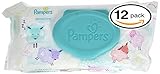 Pampers Sensitive Wipes (56 Count (Pack of 12), Sensitive)