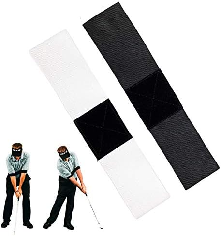 Pack of 2 Golf Training Aids, Golf Smooth Swing Training Aid Arm Band, Golf Beginners’ Training Arm Band, Posture Motion Correction Belt, Golf Aids, Accessories for Golf Clubs, Balls, Clothing, Shoes Pack of 2 Golf Training Aids, Golf Smooth Swing Training Aid Arm Band, Golf Beginners’ Training Arm Band, Posture Motion Correction Belt, Golf Aids, Accessories for Golf Clubs, Balls, Clothing, Shoes