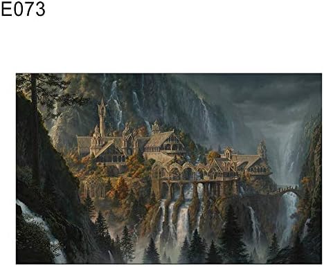 MYGYSJK No Frame, Full Drill, Landscape/Castle Pattern, European Style, Wall Decor Landscape Castle European Style Full Diamond Painting Cross Stitch Wall Decor - E073