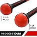 Rukket Golf Swing Trainer | Equipment & Training Aids for Tempo & Speed Practice | Flex Tool Whip Club | Weighted Warm Up Stick & Wrist Aid | Impact Power Weight | Plane Guide (40 inches, 1lb Head)
