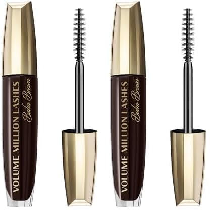 L’Oreal Paris Volume Million Lashes Balm Brown Volumising Mascara (Pack of 2)