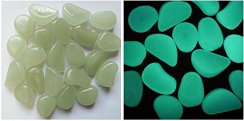 CORE Glow in the dark stones, approx. 135 pebbles, glow up to 12hrs, every night, GUARANTEED!!!