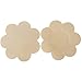 Ayliss 10Pairs Flower Pasties Breast Nipple Cover Stick on Bra Disposable Beige