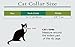Black Heart Bling Cat Collar with Safety Belt and Bell 8-11 Inches