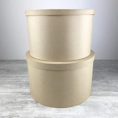 efco Lote de 2 cajas para sombreros con tapa: Amazon.es: Hogar
