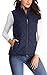 MISS MOLY Women Lightweight Quilted Padded Vest Stand Collar Zip Up Front Gilet Quilted,Blue,X-Large