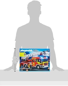 playmobil 5362 city action ladder unit with lights and sound
