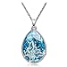 Brilla Mothers Day Gifts Pendant Necklace Women Fashion Jewelry 'Butterfly Dream' Teardrop Swarovski Elements Crystal
