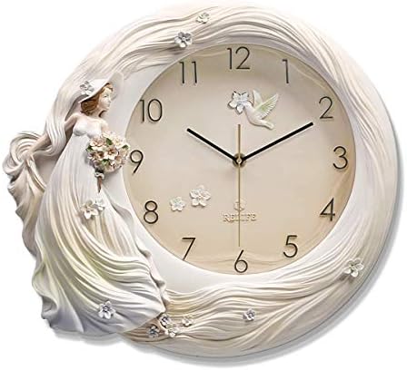 Classic Epoxy Ceramic Quartz Wall Clock Pastoral Fashion Luxury Furniture Kitchen Office School Clock Easy to Read GZHONG