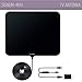 [2019 ULTIMATE] HD TV Antenna Indoor Amplified Digital HDTV 80 Mile Range with Detachable Amplifier Signal Booster and 18FT High Performance Coaxial Cable Local Broadcast HD Signal Channels Television