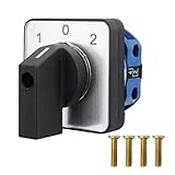 Electrical Buddy 3 Positions 20A Changeover Control Rotary Cam Switch LW28 20D1011