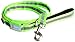 Premium LED Reflective Dog Leash, USB Rechargeable, Available in 6 Colors (Atomic Green)
