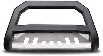 Armordillo USA 7170759 AR Series Bull Bar Fits 2005-2007 Jeep Grand Cherokee - Matte Black W/Aluminum Skid Plate