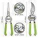 WORKPRO 2-Piece Pruning Shears Set, 8″ Bypass Garden Shears and 8” Handing Pruner with Steel Straight Bladethumb 3