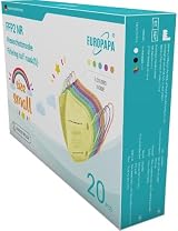 EUROPAPA FFP2 Masks S Small Size 20pcs 5-Ply Respirators Individually Packed EU view 2