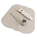 SODIAL(R) Inflatable Boat Repair Kit 3X PVC Patch 1X 30g Glue And 1X Wrench 1X Container