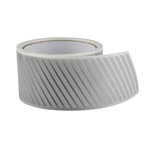 JINBING Silver Reflective Iron on Tape Heat Transfer Vinyl For Clothing Stripe (50mm x 10m)