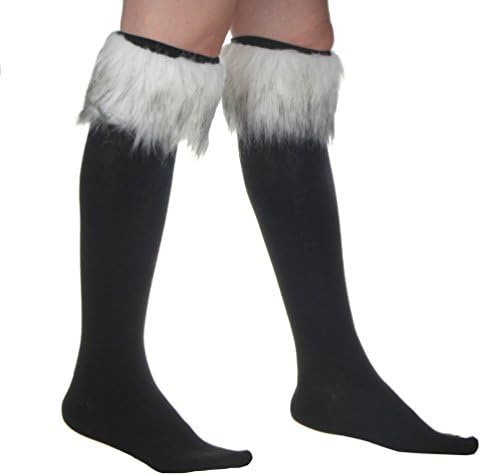 One Pair Women Soft Cozy Fuzzy Fox Faux Fur Leg Warmers Sock Boot Cover (Color 5)