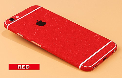 Toeoe Full Body Sticker, iPhone 6 Plus / 6s Plus Matte Skin, Full Body Decal Sticker Film Screen Protector for iPhone 6 Plus / iPhone 6S Plus (Red)