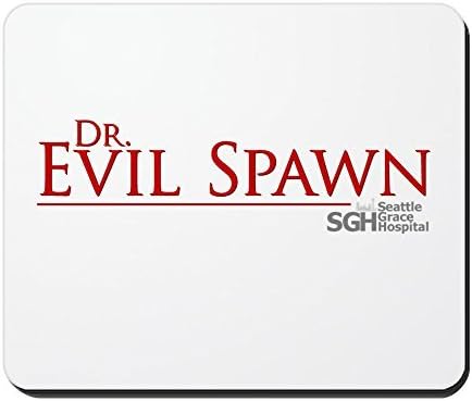 Gaming Mouse Pad for Notepad Dr Evil Spawn Non-slip Rubber School Desk Decor Mouse Pad for Laptop 10 x 8 Inch
