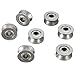 Letool20pcs 624VV V V624ZZ Groove Sealed Ball Bearings V Groove 4 X 13 X 6mm 2~2.5mm Deep