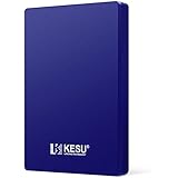2.5" 160GB Portable External Hard Drive USB3.0 with Durable Military-grade Shockproof, Anti-Pressure, Waterproof and Slim Pocket-Sized Enclosure for PC, Mac, Desktop, Laptop, Xbox, PS3, PS4 -Blue