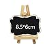 Miraclekoo Mini Chalkboards Place Cards with Easel for Wedding, Parties, Table Top Numbers, Food Signs, Decorating Signs,Message Board Signs,Set of 6