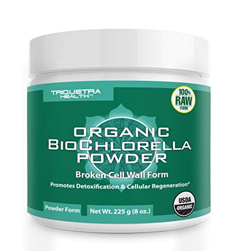 Organic Chlorella Powder - 4 Organic Certifications, Raw Form & Sun Grown | Guaranteed Best Source of Chlorella, Maximum Nutrient & CGF Levels (Chlorella Growth Factor) - 75 Servings