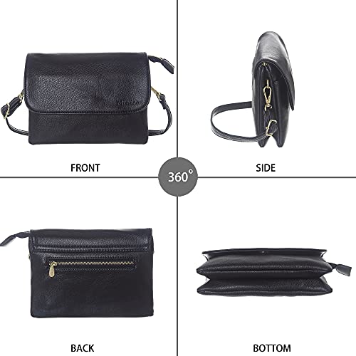 MINICAT INICAT Small Crossbody Purse Built in Wallet Crossbody Bags