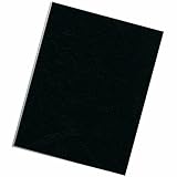 Fellowes Binding Grain Presentation Covers, Letter, Black, 25 Pack (5217501)