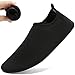 CIOR Men Women and Kids Quick-Dry Water Shoes darkweight Aqua Socks For Beach Pool Surf Yoga Exercise ,CT18,black,44.45