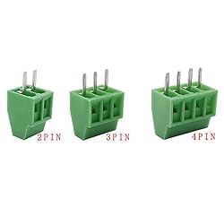 Molence 50PCS 2.54mm 0.1" Pitch PCB Mount Screw