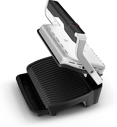 Grill électrique de table, 12 programmes automatiques, Mode manuel, Fonction aliments congelés, 2000 W, Livret recettes OptiGrill Elite GC750D30