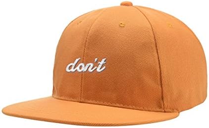 Clihugo Don't Yellow Embroidered Logo Adjustable Hiphop Hat Baseball Cap Onesize Teenager