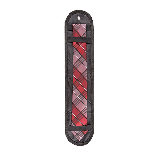 Necktie Roll Case 2 Pieces Black Travel Tie Storage Business Household Tie Holder A407