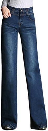 PHOENISING Women's Stylish Wide Leg Jeans Sexy Business Fashion Pants Wide Leg Trousers,Size 2-16