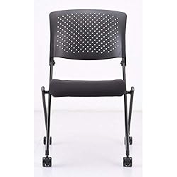 Lorell Nesting Black Folding Chair