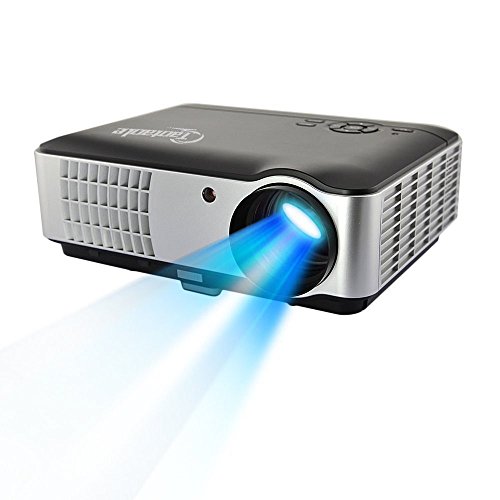 Taotaole Hd Projector Home Theater Native 720p Support 1080p Resolution 1500:1 2800 Lumens